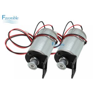 Buy cheap High Speed Inkjet Plotter Parts 24 VDC Motors White With Pulley from wholesalers