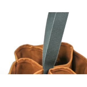 12oz Canvas Garden Large Organizer Bag Round With Interrior Exterior Pockets