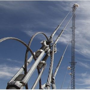 Buy cheap Galvanized Telecommunication Guyed Mast Tower from wholesalers