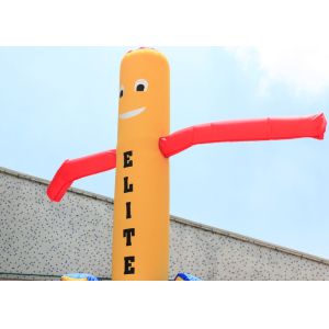 Customized Inflatable Advertising Signs Air Dancer Yellow 2 - 6m Digital