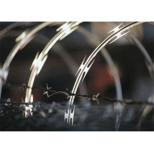 China Incision Electrified Concertina Razor Coil Played High Security Protection on sale