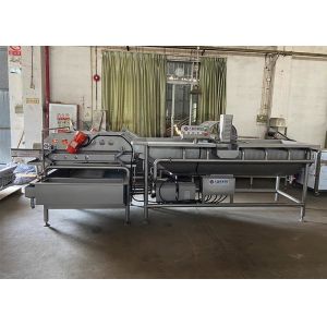 Buy cheap 4.8KW Automatic Vegetable Washer 220V / 380V Lettuce Cleaning Machine from wholesalers