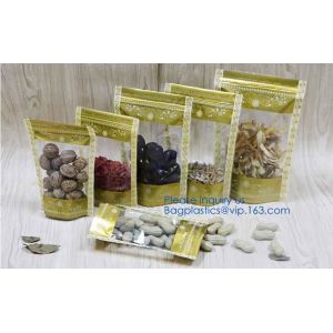 Buy cheap stand up zipper pouch doy bag,Food packaging zipper Kraft paper bag PE aluminum laminated foil pouch,snack food packagin from wholesalers