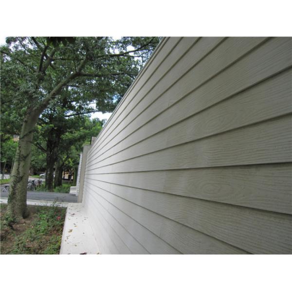 Quality Wood Look Fiber Cement Panel Siding Modern Building Material For Wall Decoration for sale
