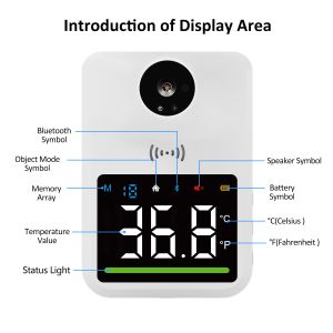 Buy cheap Wall Mounted Infrared Forehead Thermometer High Accurate Automatic from wholesalers