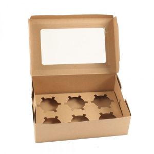 Buy cheap Screen Printing 300gsm Paper Take Away Box For Cupcake from wholesalers