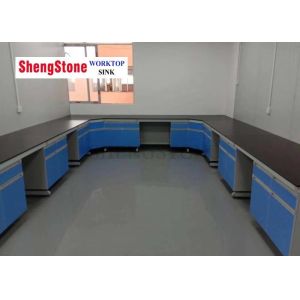 Buy cheap Laboratory Countertops Epoxy Resin Workbench Matte Surface Black Color from wholesalers