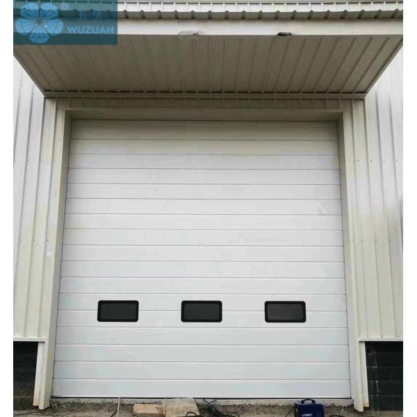Quality 4000mm Height 550mm Panel Industrial Overhead Door for sale