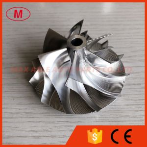 Buy cheap RHC6 6+6 blades 51.19/70.00mm aluminum 2618/milling/billet compressor wheel for Hummer from wholesalers