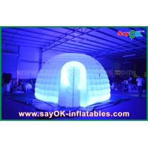 Buy cheap Inflatable Tent Dome Igloo Color Changed Lighting Round Inflatable Dome Tent With Oxfor Cloth Material from wholesalers