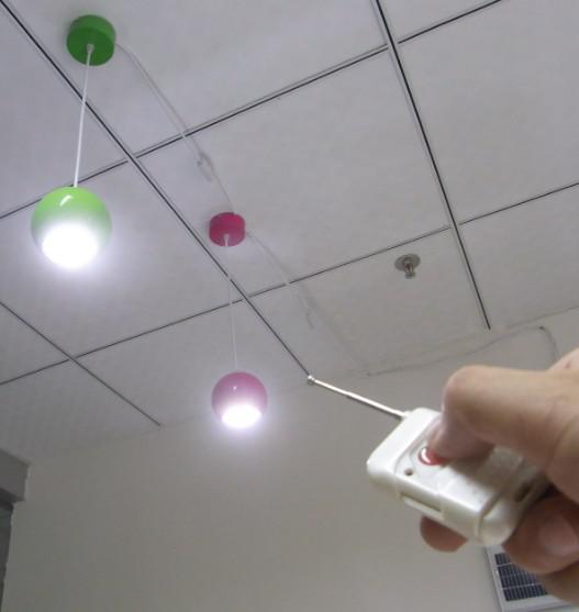 Quality portable  solar power generation with 50 meter remote controller, Apple shape LED bulbs for solar home for sale