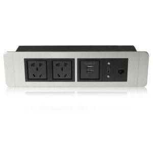 Buy cheap Aluminum Panel Rack Mount Power Strip Power Supply With Power Overload Protection from wholesalers
