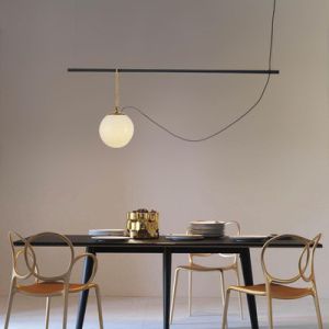 Buy cheap Simple Round Ball Restaurant Chandelier Postmodern Creative Bedroom Nordic Pendant Lamp from wholesalers