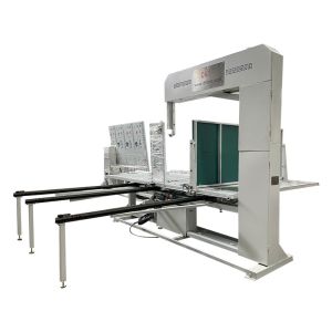 Buy cheap Manual Vertical PU Foam Cutting Machine 1200mm Height Fast Speed from wholesalers