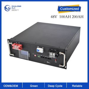 Buy cheap OEM ODM LiFePO4 Lithium Battery Waterproof 48V 51.2V 100Ah 150Ah 200Ah lithium battery packs from wholesalers