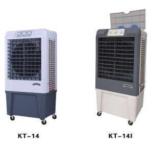 Mobile Evaporative Air Cooler Indoor Water Cooling Fan With Wheels