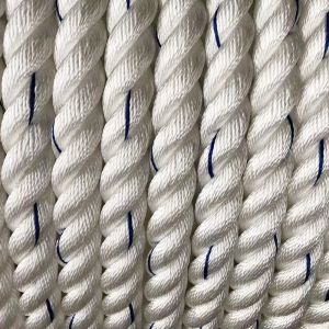 3 Strand Polyproplene / Polyester / Nylon Twisted Marine Mooring Rope