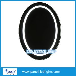 Oval Smart Tocuch Switch LED Strip Mirror For Cosmetic Round Illuminated