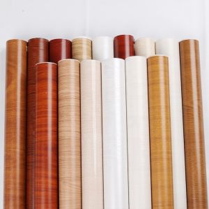 Buy cheap Commerce 10m Length Gray Color 3D Wood Grain Adhesive Wall Stickers Wallpaper Easy to Install from wholesalers