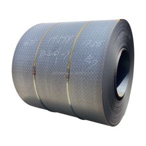Buy cheap SS400 Q235 Mild Steel Checkered Coil/Plate for Floor Sheet Cutting Service and Wide Width at Affordable from wholesalers