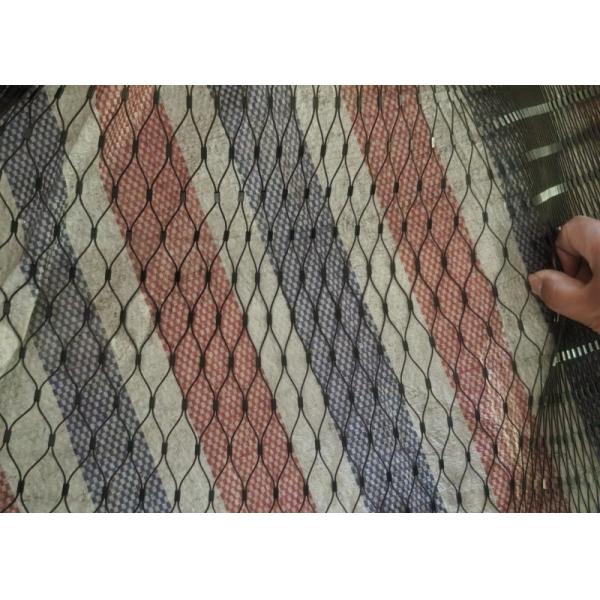 Black Strength Furreled Weather Resistant Aviary Rope Netting Stainless Steel Rope Mesh for Bird Cages