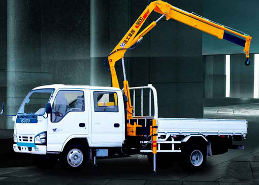 Quality XCMG Hydraulic Arm Knuckle Boom Truck Mounted Crane With CE Certification for sale