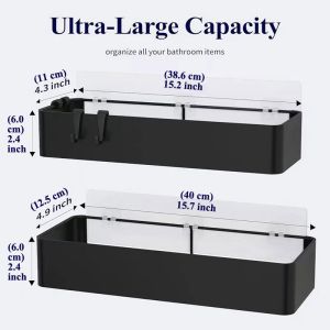 Buy cheap No Drilling Modern Reinforcement Design Traceless Adhesive Shower Caddy from wholesalers