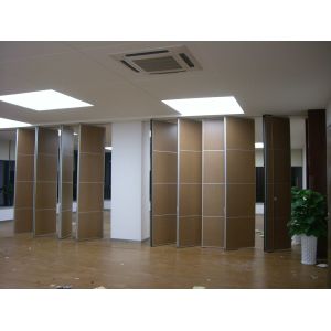 Buy cheap Melamine Surface Folding Panel Partition / Operable Partition Walls from wholesalers