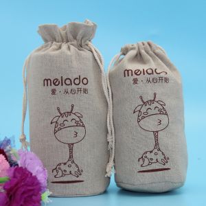 Buy cheap Heat Preservation Pot Package Round Bottom Jute Drawstring Pouch from wholesalers