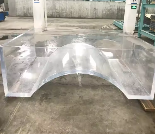 Buy cheap Transparent Acrylic Wall Panels System for Infinity Edge Pool Custom Manufacturing & CNC Cutting Service from wholesalers