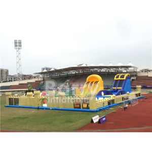 Buy cheap 1600㎡ World'S Largest Inflatable Theme Park Indoor Dinosaurs Outdoor Big Bounce With Sport Game from wholesalers
