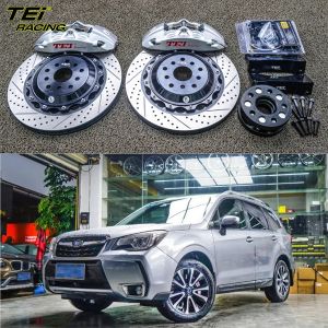 Buy cheap Front Big Brake Kit 4 Piston Caliper With 355x28mm Rotor BBK Auto Brake System For Subaru Forester 18 Inch Car Rim from wholesalers