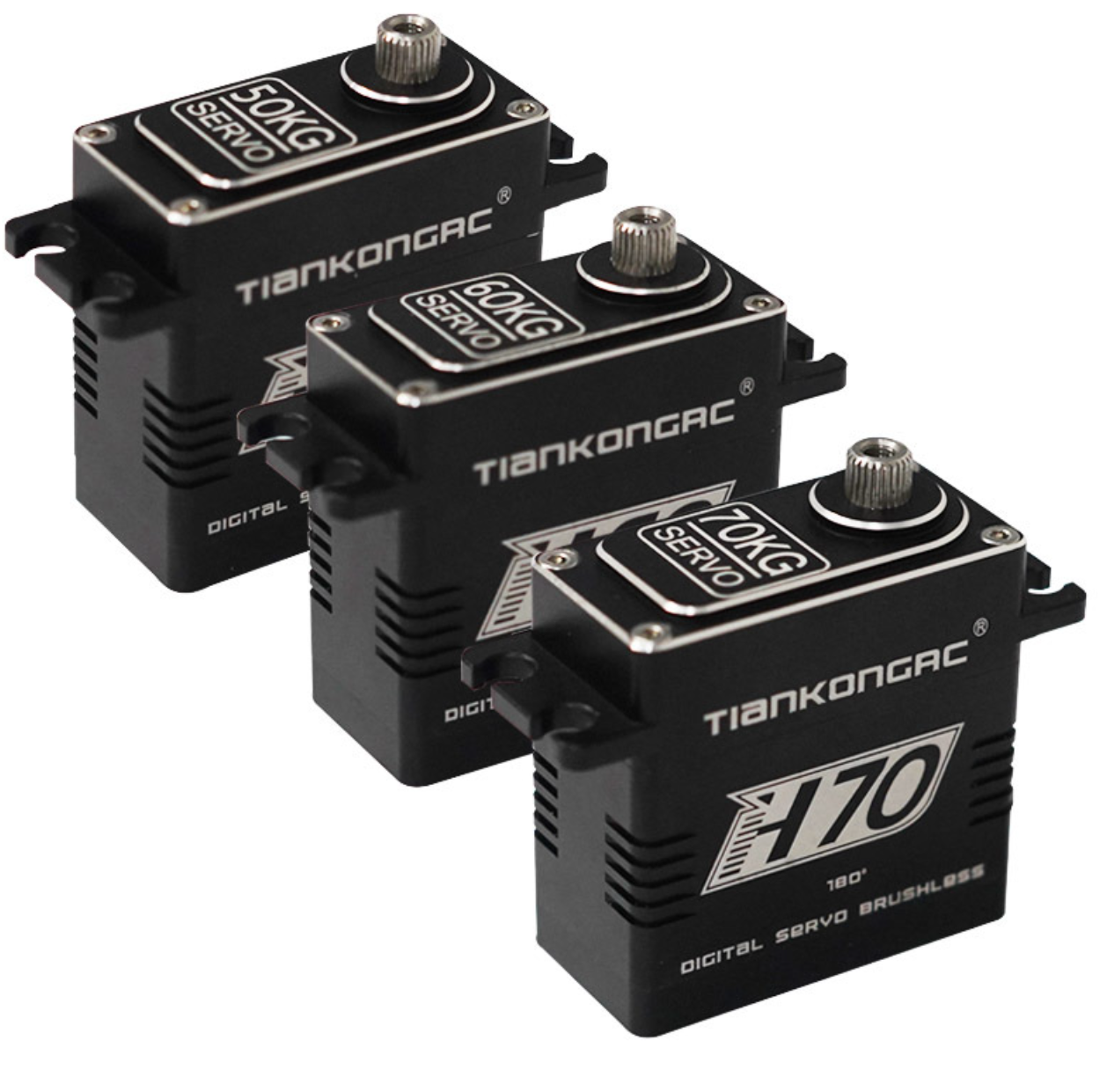 TIANKONGRC 70KG High Torque Digital RC Brushless Servo Motor Waterproof All