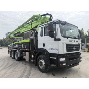 Buy cheap 2025 Brand-new Zoomlion 43m Concrete Pump Truck with Sitrak Chassis and 5 Sections RZ Fold Boom from wholesalers