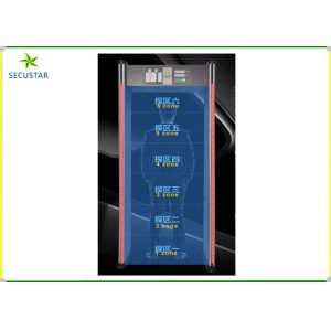 Buy cheap 18 Detection Zones Walk Through Metal Detector With Body Temperature Test Function from wholesalers