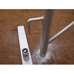 Buy cheap Crowd Control Barriers Perth OD25mm x 2.00 Frame Infill OD19mm x 1.5mm wall thick hot dipped galvanized 42 microns from wholesalers