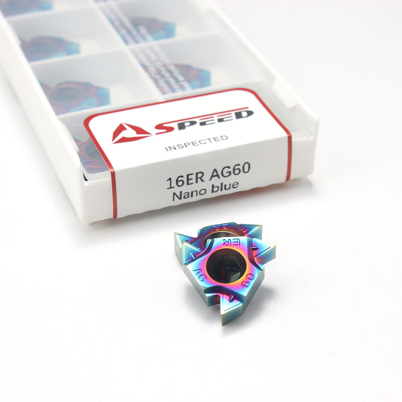 Buy cheap PVD CVD Blue Nano Coating 16er/ir 11er/ir Thread Inserts External / Internal Threading Tools from wholesalers