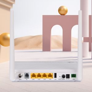 Ftth APC Connector Xpon Onu Router 1ge 3fe Wifi Usb 2.4g