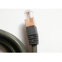 China Public Telephones Network Data Cable Straight Round Shape Gold Plated Pins Connector for sale