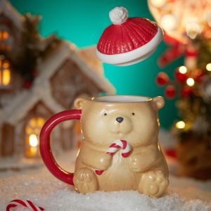 Porcelain Christmas Dinnerware Holiday Selection Support Drinkware Type MUGS