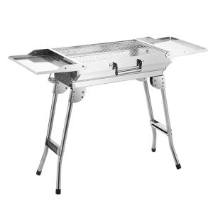 China Foldable Small Portable Charcoal Barbecue Grill with Oxygen Depletion Safety Device on sale