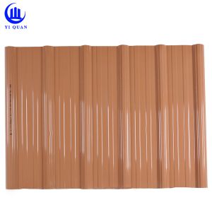Buy cheap UPVC Spanish Roof Tiles 1.5mm to 2.8mm Thickness Custom Length from wholesalers