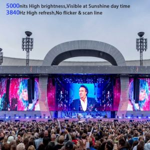 UHD Direct View Led Video Wall Stadium Screen Display Panel 500x1000mm