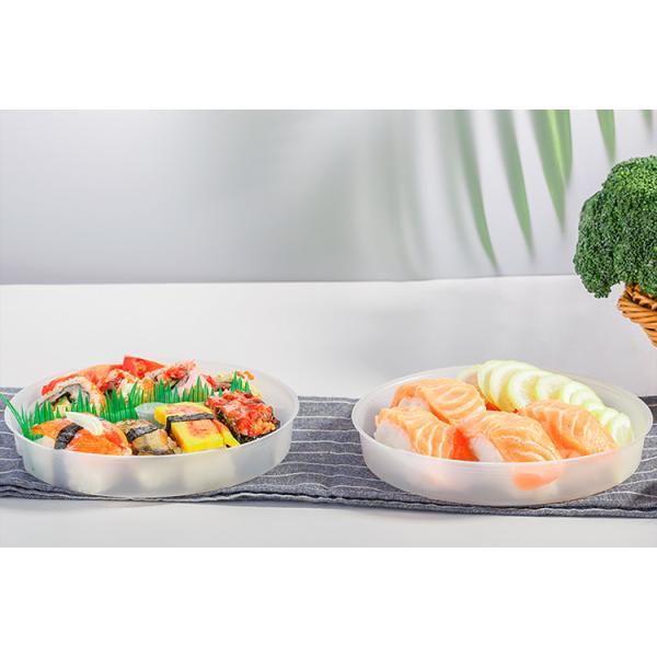 Quality Sturdy Disposable Divided Plastic Plates Economical Party Compartment Tray for sale