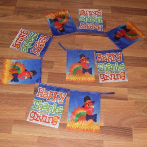 Buy cheap Fall Harvest Rectangle Flag Bunting Turkey from wholesalers