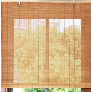 Buy cheap Elegant Color Outdoor Roll Up Bamboo Blinds For Sweat Stream Room 0.5-3mm Slat from wholesalers