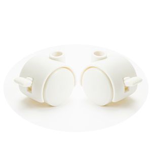 Buy cheap All Style Hot Black Plastic Chair Caster Furniture Nylon Castor Wheels For Office Chairs from wholesalers