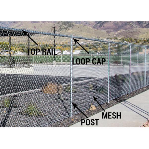 5"X 50" Chain Link Cover Fabric Galvanized 11.5 Gauge