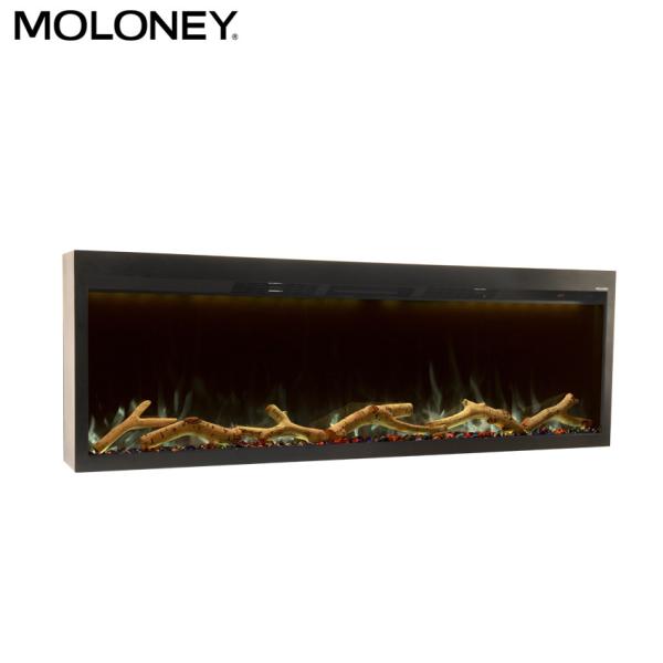 Quality 70 Inch 1800mm Fully Recessed Electric Fireplace LED Display Screen for sale