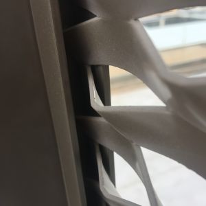 Expanded Metal PVDF Architectural Mesh Facade With Installation Frame